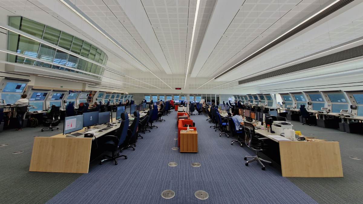 Operations room in the IATCC Jenec